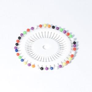 PLASTIC HEADED PIN ROSETTE 38M BOX 25