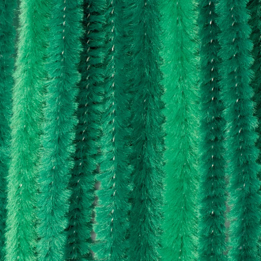 CHENILLE STEMS 30CM PK 10 XMAS GREEN