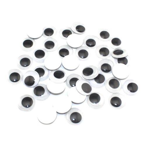 10MM GLUE ON GOOGLE EYES 100PCS X 5KS