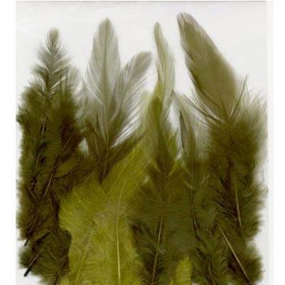 FEATHERS 15PCS 5PKS 3506 Forest