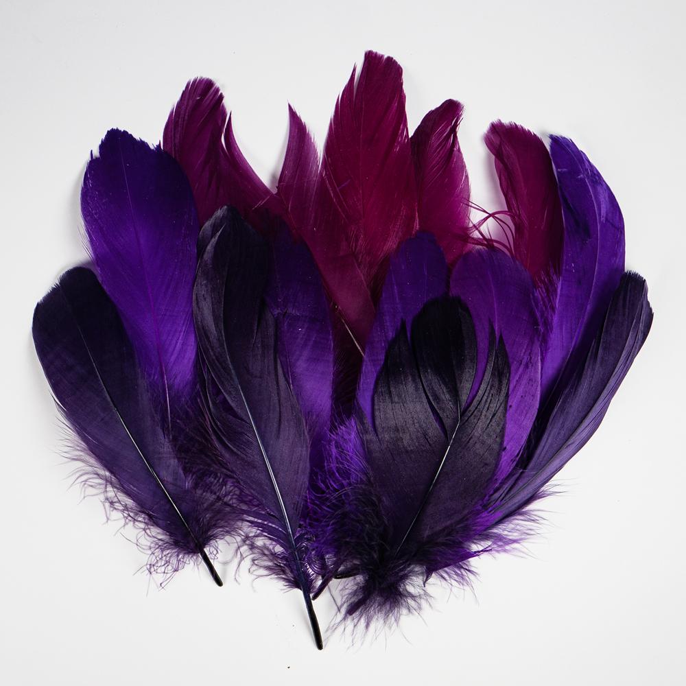 FEATHERS 15PCS 5PKS 3804 Purple