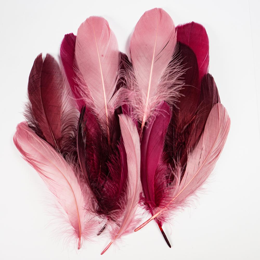 FEATHERS 15PCS 5PKS 3807 Wine