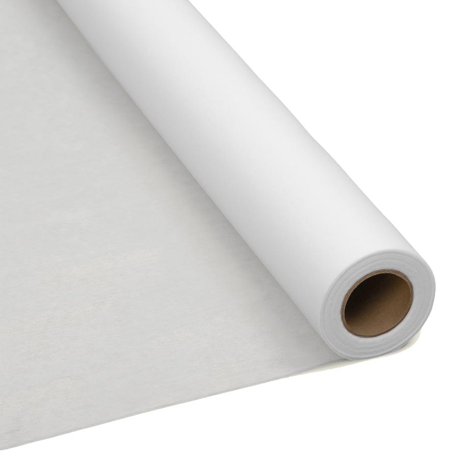 27IN FUSIBLE LIGHTWEIGHT NON-WOVEN 25M WHITE