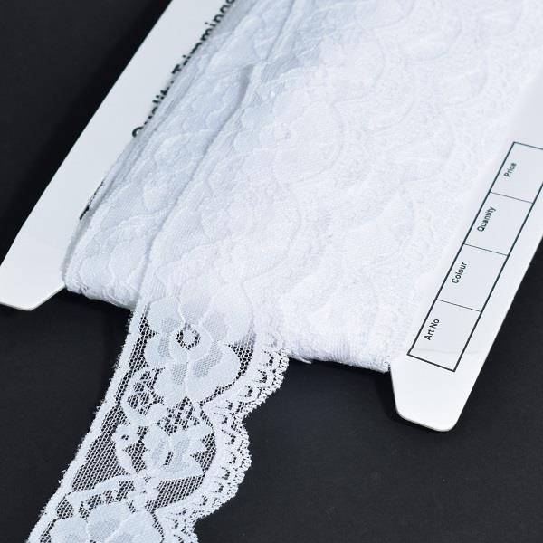 50MM STRETCH LACE WHITE