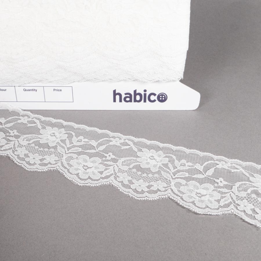 30MM FLAT LACE IVORY