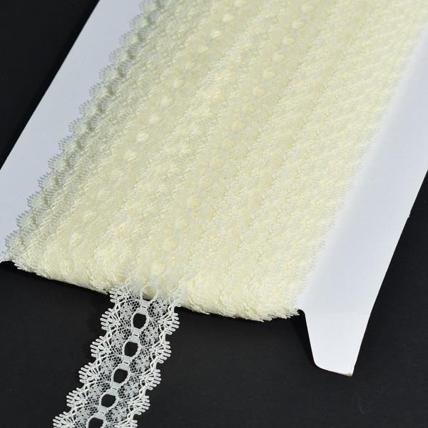 SLOTTED LACE 46M APPROX. CREAM