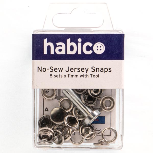 HABICO JERSEY SNAPS 11MM X 8 SETS