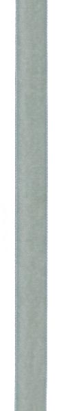 S 16MM VELVET RIBBON 5M REEL 9702 Silver