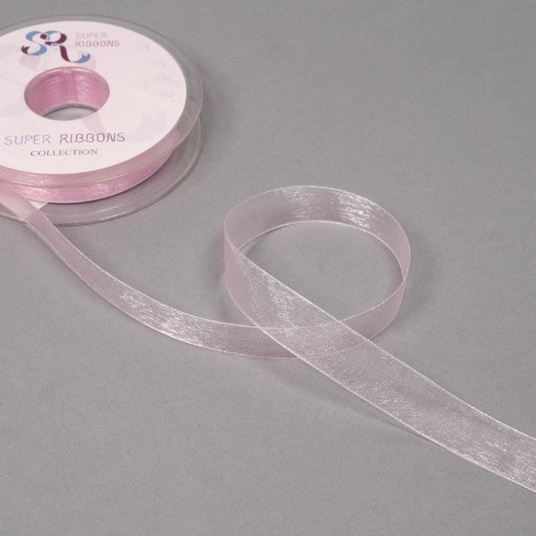 15MM ORGANDIE RIBBON - 25MTS 430 Lilac