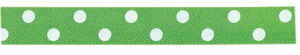 10MM POLKA DOT RIBBON X 20M 664 Meadow