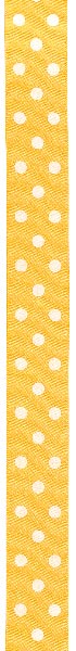 25MM POLKA DOT RIBBON X 20M 37 Gold