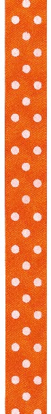 25MM POLKA DOT RIBBON X 20M 42 Orange