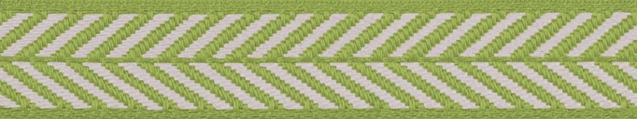 10MM HERRINGBONE RIBBON - 15MTS 130 Meadow