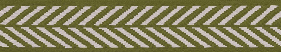 25MM HERRINGBONE RIBBON - 15MTS 1331 Cypress