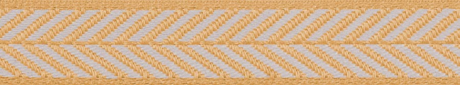 25MM HERRINGBONE RIBBON - 15MTS 3104 Ecru