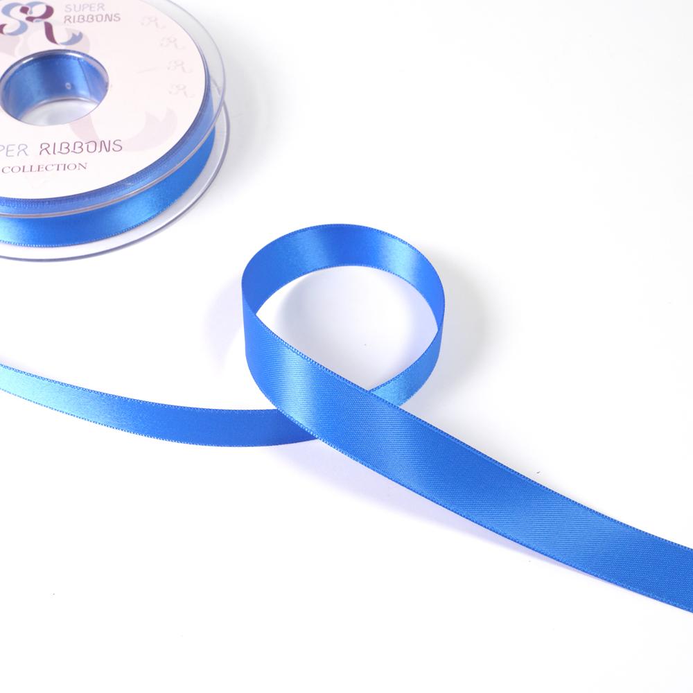 15MM HABICO DOUBLE SATIN RIBBON  - 20MTS 350 Royal