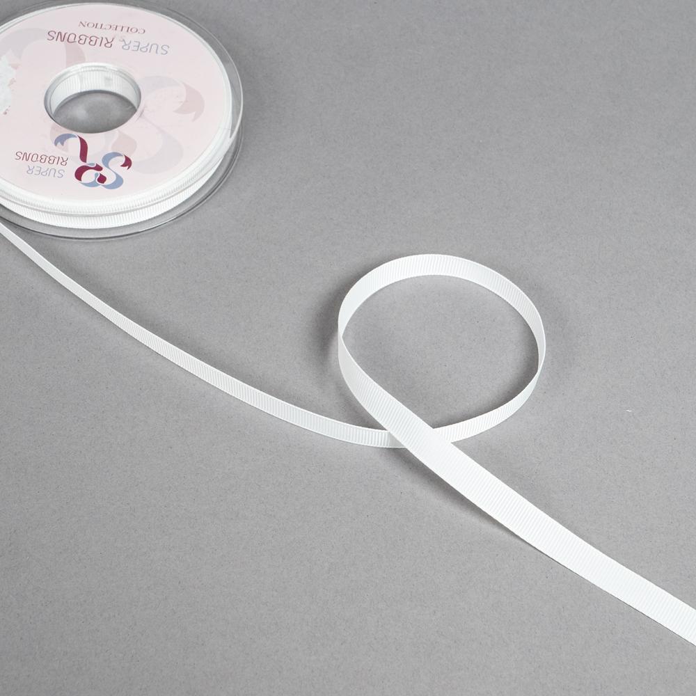 10MM HABICO GROSGRAIN RIBBON - 20MTS 961 Ivory