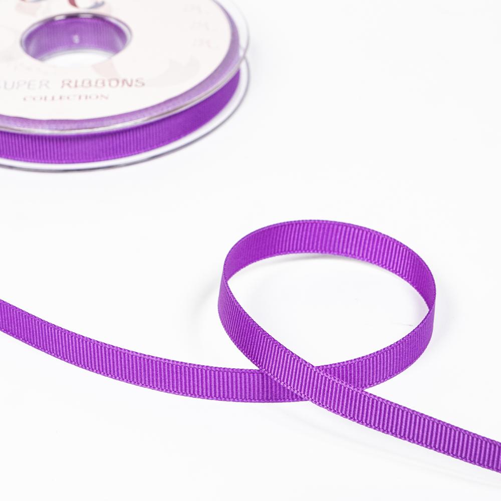 10MM HABICO GROSGRAIN RIBBON - 20MTS 465 Purple