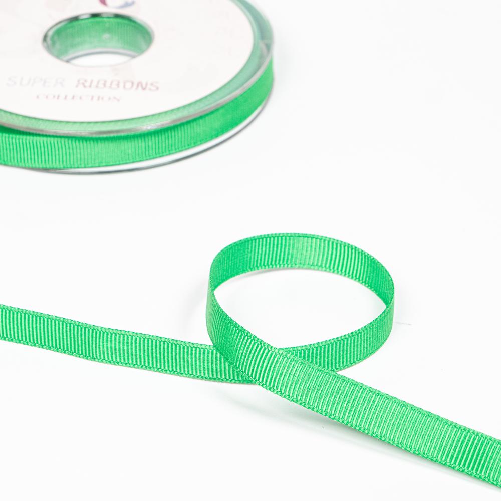 10MM HABICO GROSGRAIN RIBBON - 20MTS 580 Emerald