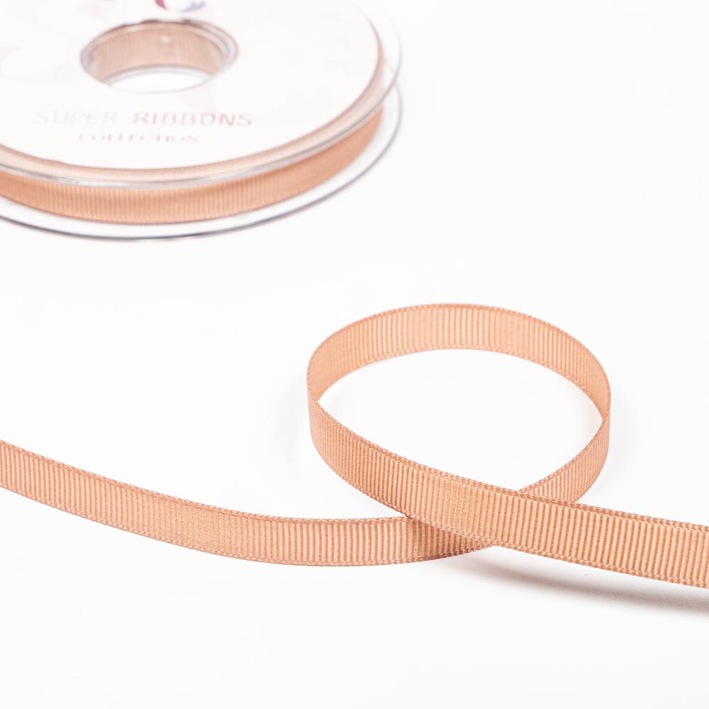 10MM HABICO GROSGRAIN RIBBON - 20MTS 812 Natural