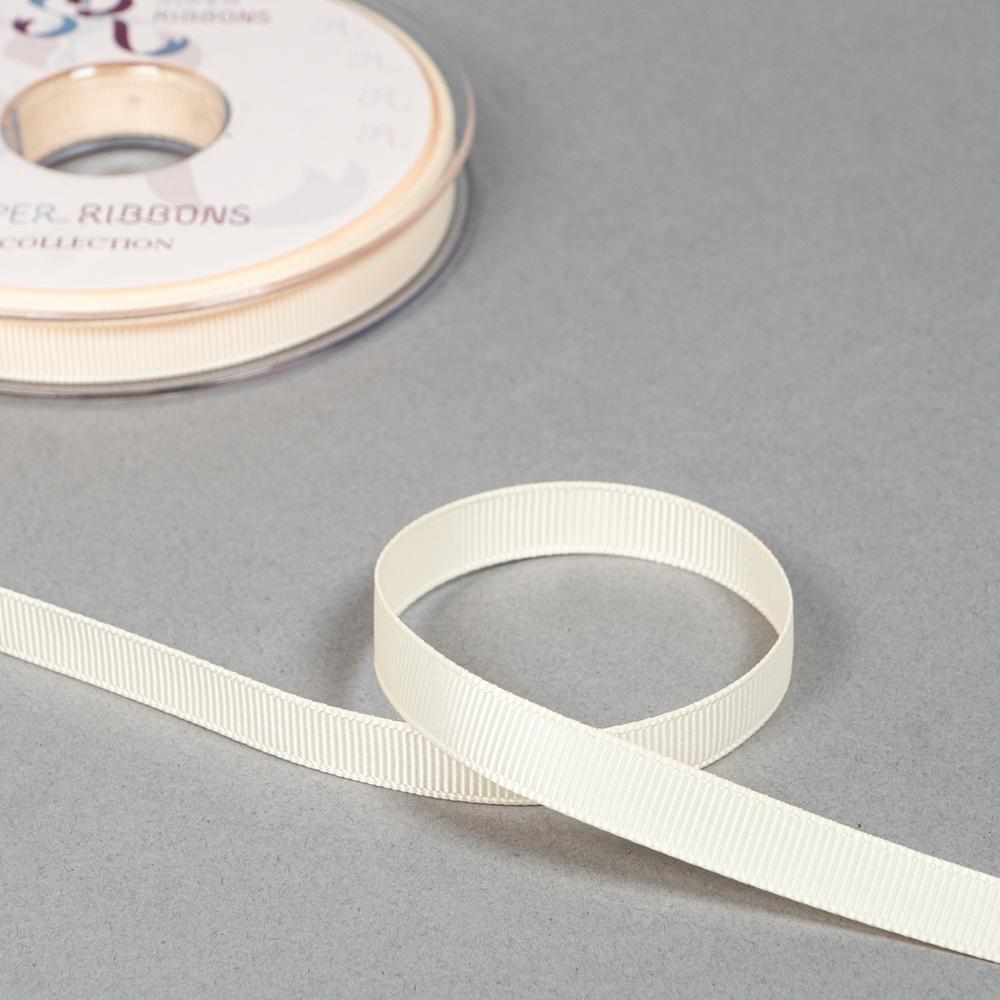 10MM HABICO GROSGRAIN RIBBON - 20MTS 815 Cream