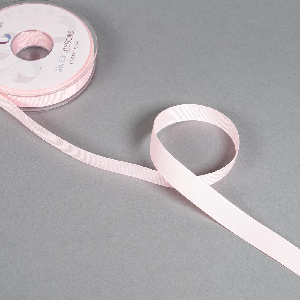 15MM HABICO GROSGRAIN RIBBON - 20MTS 117 Light Pink