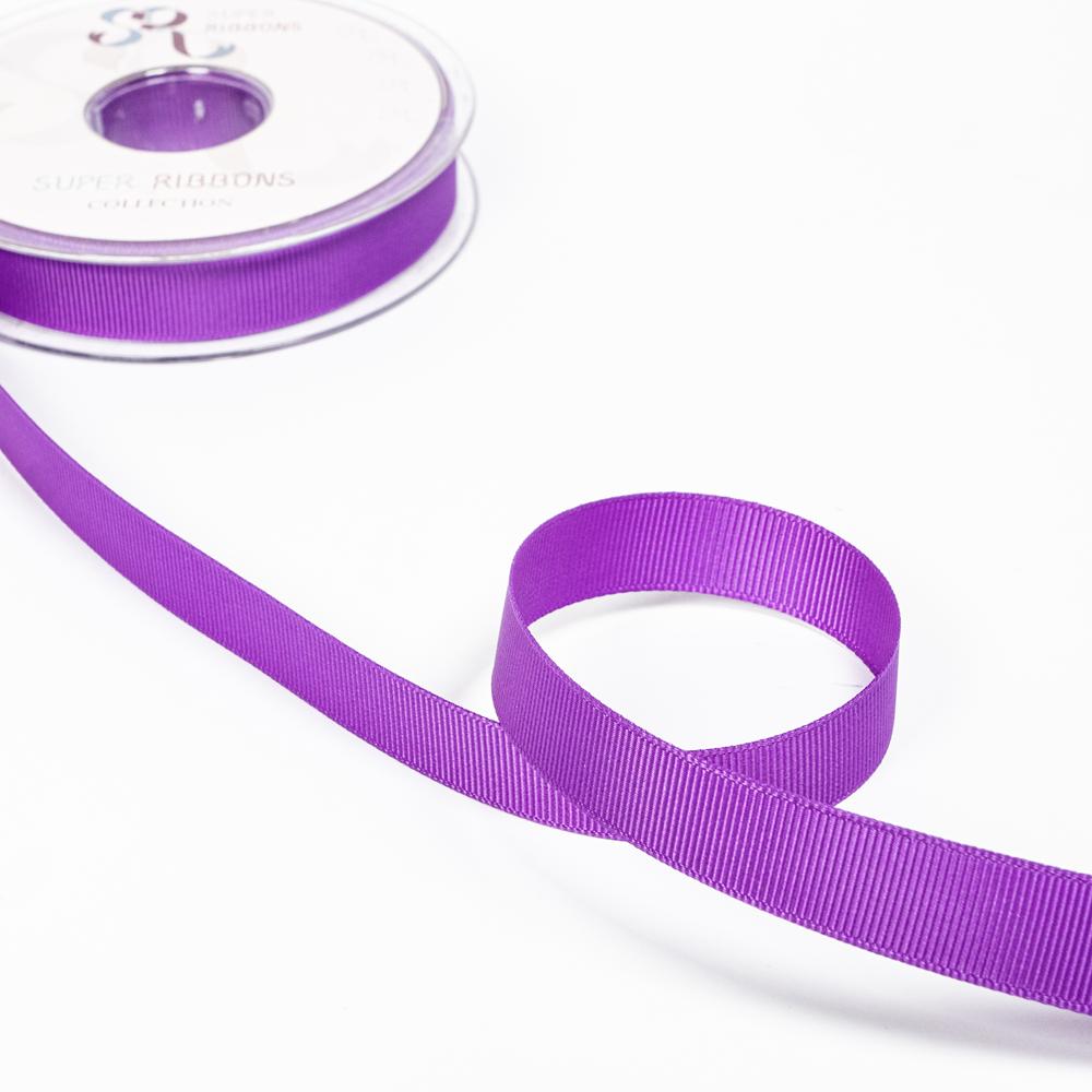 15MM HABICO GROSGRAIN RIBBON - 20MTS 465 Purple