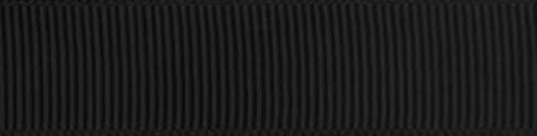 25MM HABICO GROSGRAIN RIBBON - 20MTS 30 Black