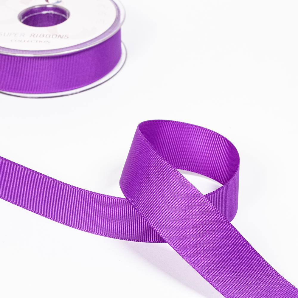 25MM HABICO GROSGRAIN RIBBON - 20MTS 465 Purple