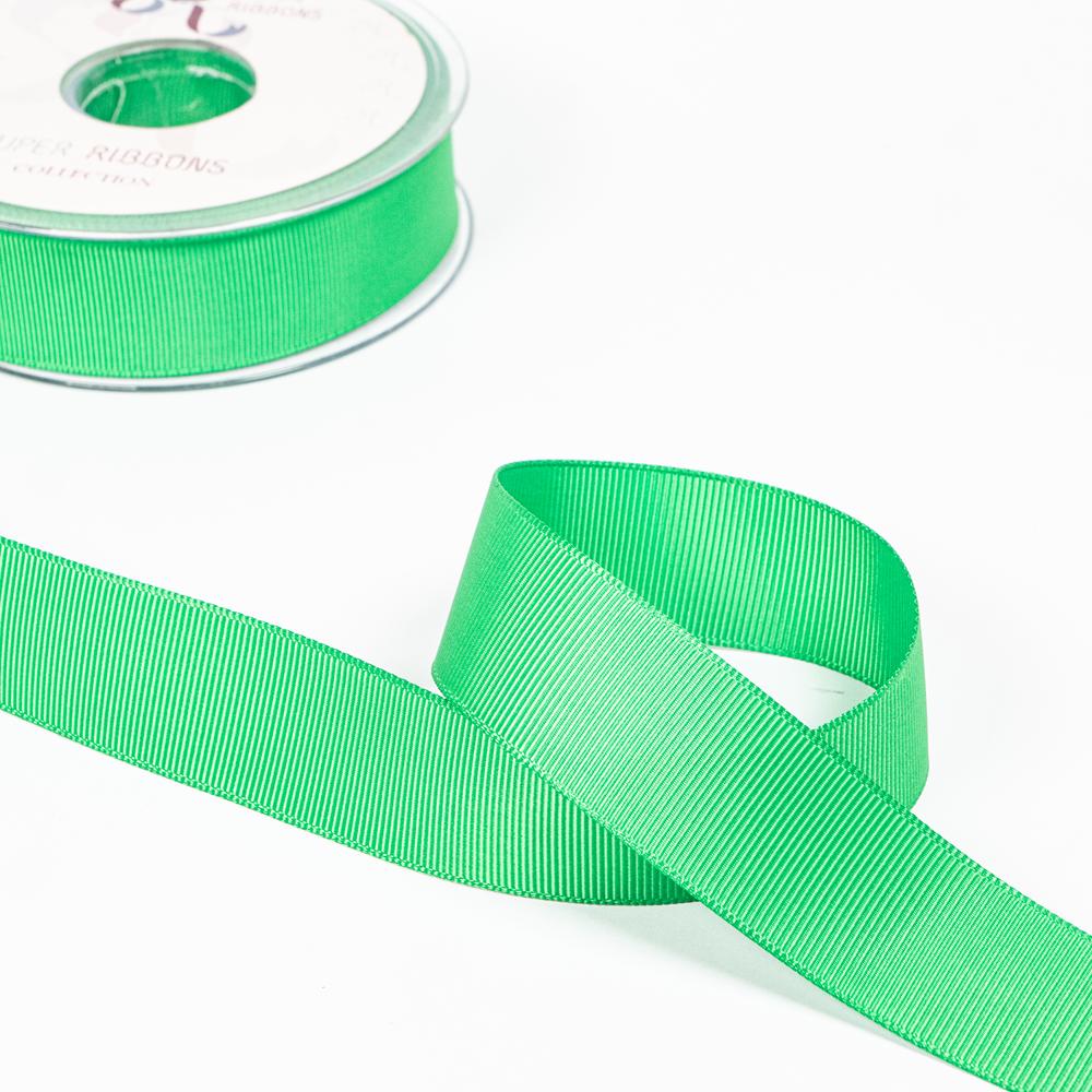 25MM HABICO GROSGRAIN RIBBON - 20MTS 580 Emerald