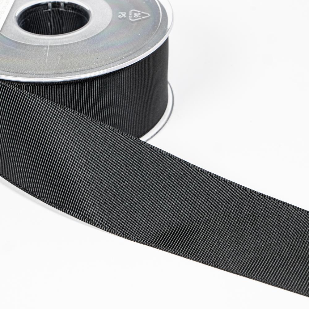 40MM HABICO GROSGRAIN RIBBON - 20MTS 30 Black