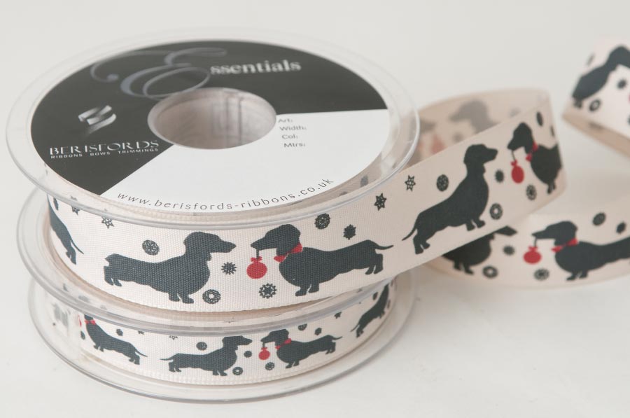 15MM SAUSAGE DOG RIBBON - 20MTS 2