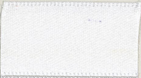 S 7MM DOUBLE SATIN RIBBON X 20M 1 White