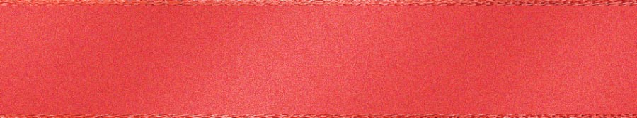 S 7MM DOUBLE SATIN RIBBON X 20M 22 Coral