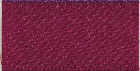 S 25MM DOUBLE SATIN RIBBON  X 20M 405 Burgundy