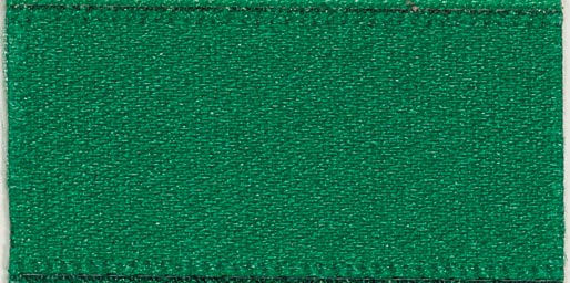 S 25MM DOUBLE SATIN RIBBON  X 20M 455 Hunter Green