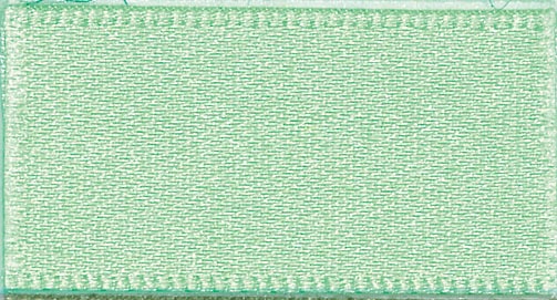 S 25MM DOUBLE SATIN RIBBON  X 20M 56 Mint Green