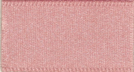 S 25MM DOUBLE SATIN RIBBON  X 20M 60 Dusky Pink