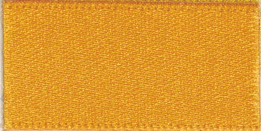 S 25MM DOUBLE SATIN RIBBON  X 20M 672 Marigold