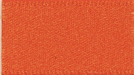 S 25MM DOUBLE SATIN RIBBON  X 20M 677 Flame