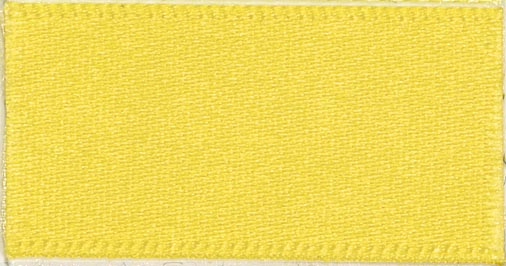 S 25MM DOUBLE SATIN RIBBON  X 20M 679 Yellow