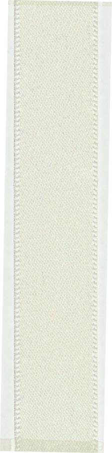 S 25MM DOUBLE SATIN RIBBON  X 20M 9790 Pearl