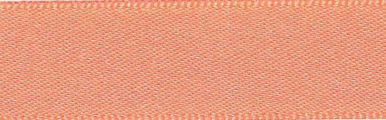 70MM DOUBLE SATIN RIBBON 20M 6844 Flo Orange