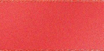 S 3MM DOUBLE SATIN RIBBON X 30M 22 Coral