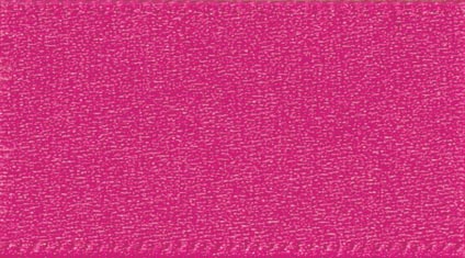 S 3MM DOUBLE SATIN RIBBON X 30M 402 Fuchsia