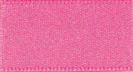 S 3MM DOUBLE SATIN RIBBON X 30M 52 Hot Pink