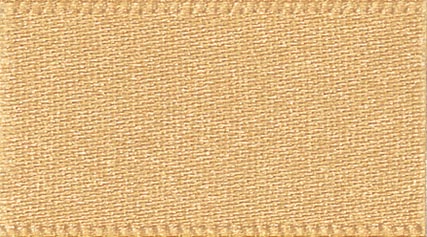 S 3MM DOUBLE SATIN RIBBON X 30M 678 Honey Gold