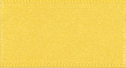 S 3MM DOUBLE SATIN RIBBON X 30M 679 Yellow