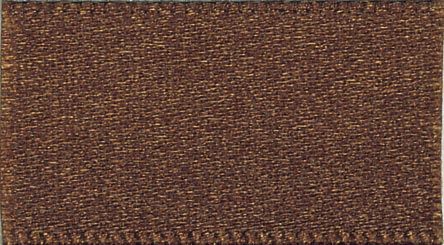 Polyester D/Satin Ribbon 100M 25 Dark Brown