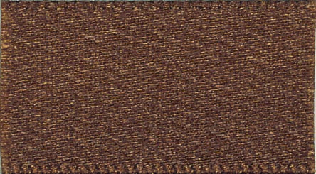 Polyester D/S Ribbon 50M 25 Dark Brown